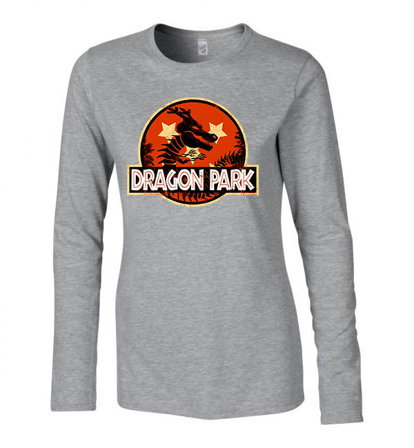 dragon ball dragon park Sportszürke Női Hosszú Ujjú Póló