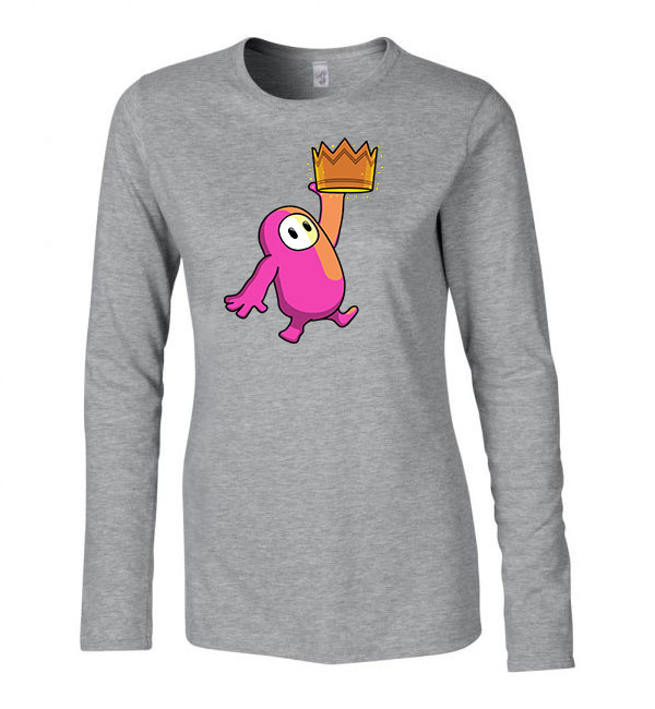 fall guys Sportszürke Női Hosszú Ujjú Póló