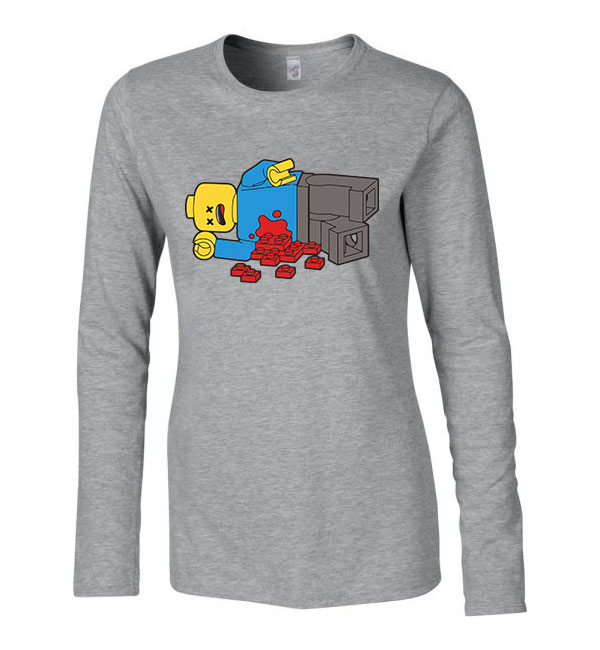 lego Sportszürke Női Hosszú Ujjú Póló