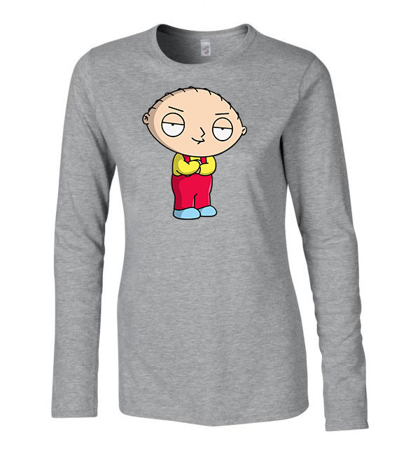 family guy stewie Sportszürke Női Hosszú Ujjú Póló