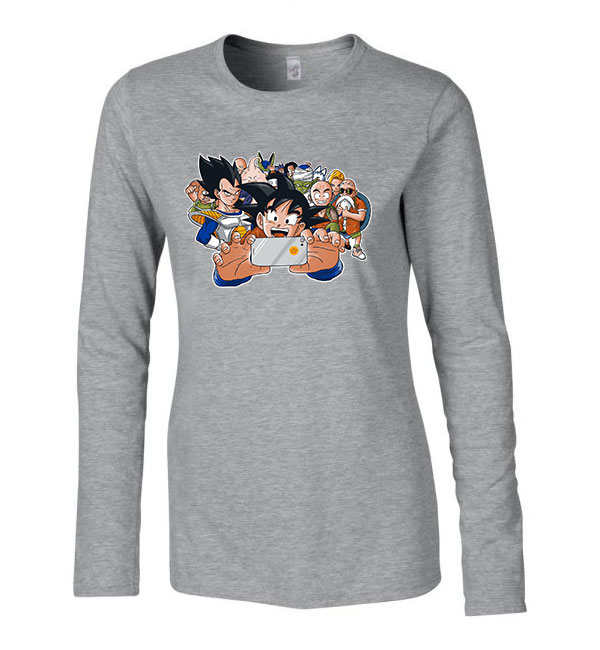 dragon ball son goku Sportszürke Női Hosszú Ujjú Póló