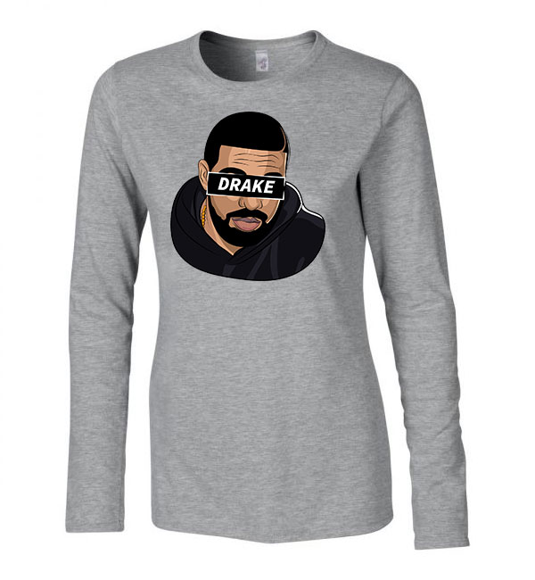 Drake Sportszürke Női Hosszú Ujjú Póló