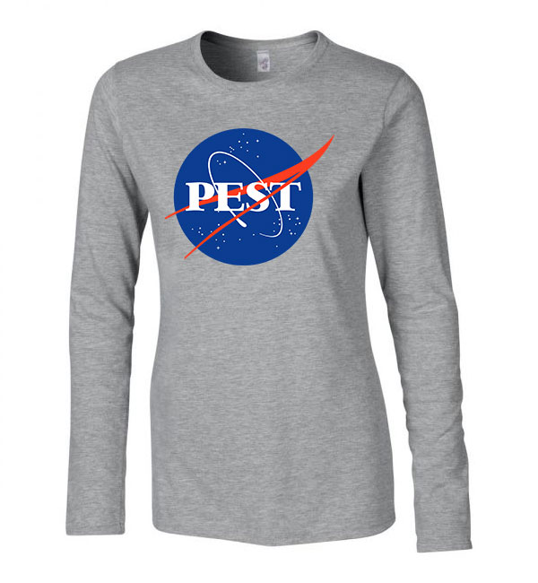 Pest budapest nasa Sportszürke Női Hosszú Ujjú Póló