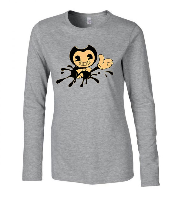bendy and the inkmachine Sportszürke Női Hosszú Ujjú Póló