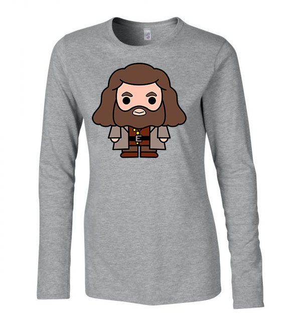 harry potter hagrid Sportszürke Női Hosszú Ujjú Póló