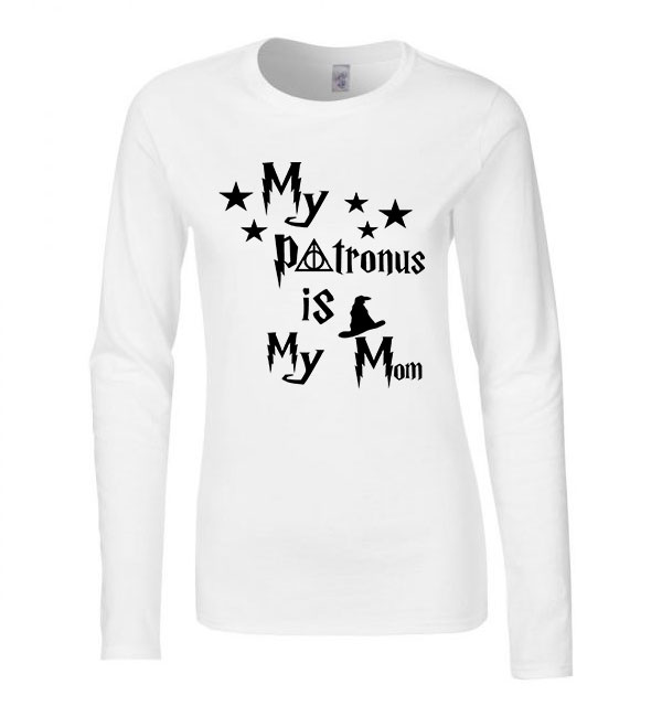 harry potter patronus patrónus Fehér Női Hosszú Ujjú Póló