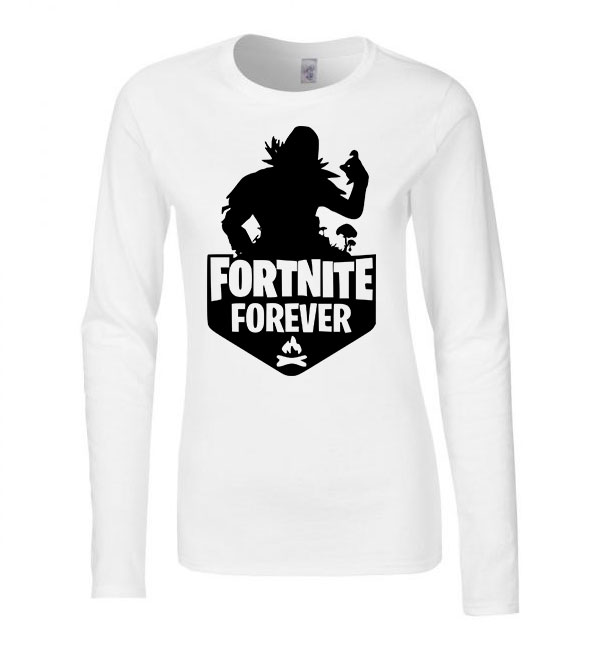 fortnite forever Fehér Női Hosszú Ujjú Póló