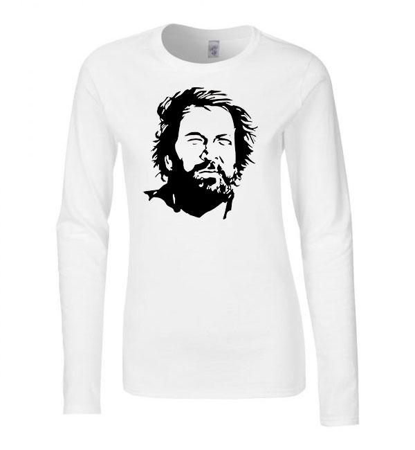 Bud Spencer Fehér Női Hosszú Ujjú Póló