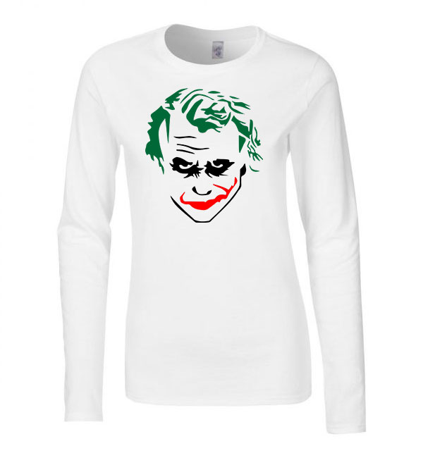 Joker Fehér Női Hosszú Ujjú Póló