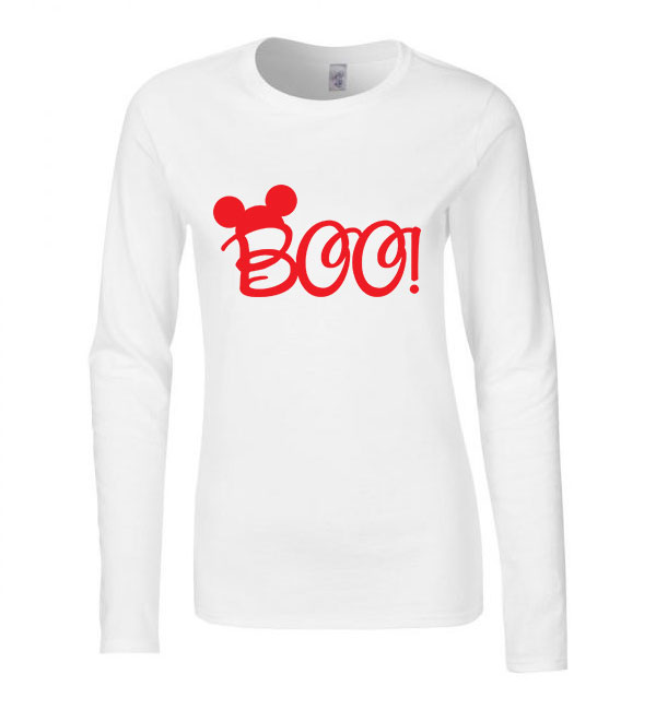 mickey egér Fehér Női Hosszú Ujjú Póló