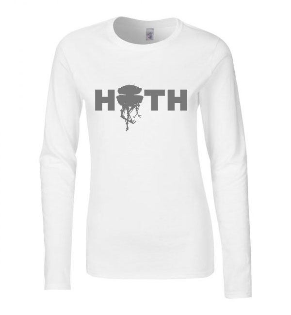 star wars hoth bolygó Fehér Női Hosszú Ujjú Póló