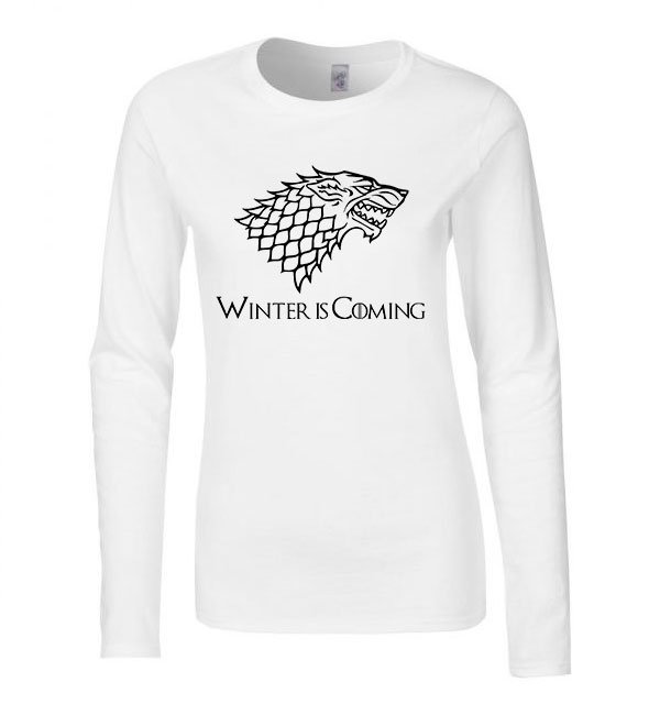 game of thrones trónok harca Fehér Női Hosszú Ujjú Póló