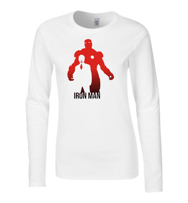 iron man vasember avegners Fehér Női Hosszú Ujjú Póló