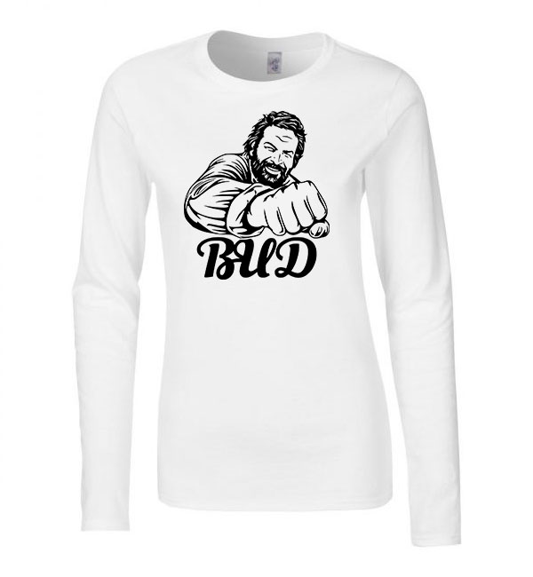 bud spencer Fehér Női Hosszú Ujjú Póló