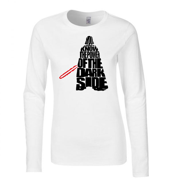 darth vader star wars Fehér Női Hosszú Ujjú Póló