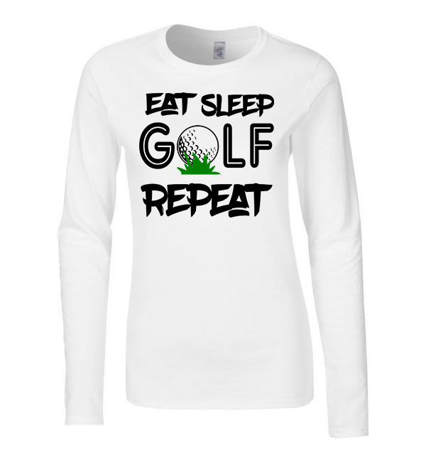 golf golfos Fehér Női Hosszú Ujjú Póló