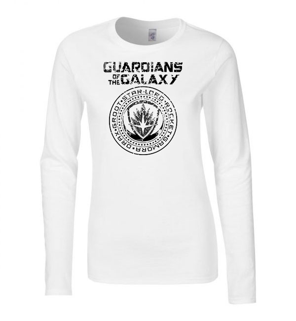 galaxis őrzői guardians of the galaxy Fehér Női Hosszú Ujjú Póló
