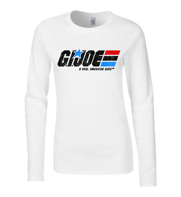 gi joe Fehér Női Hosszú Ujjú Póló