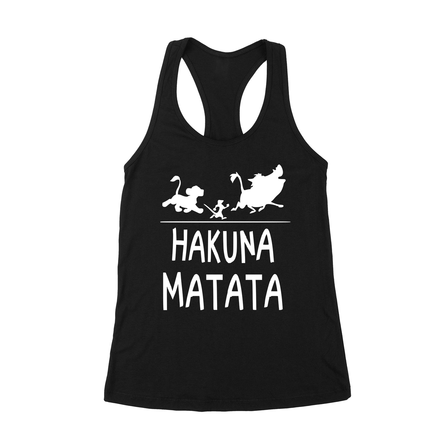 hakuna matata oroszlánkirály Fekete Női Trikó