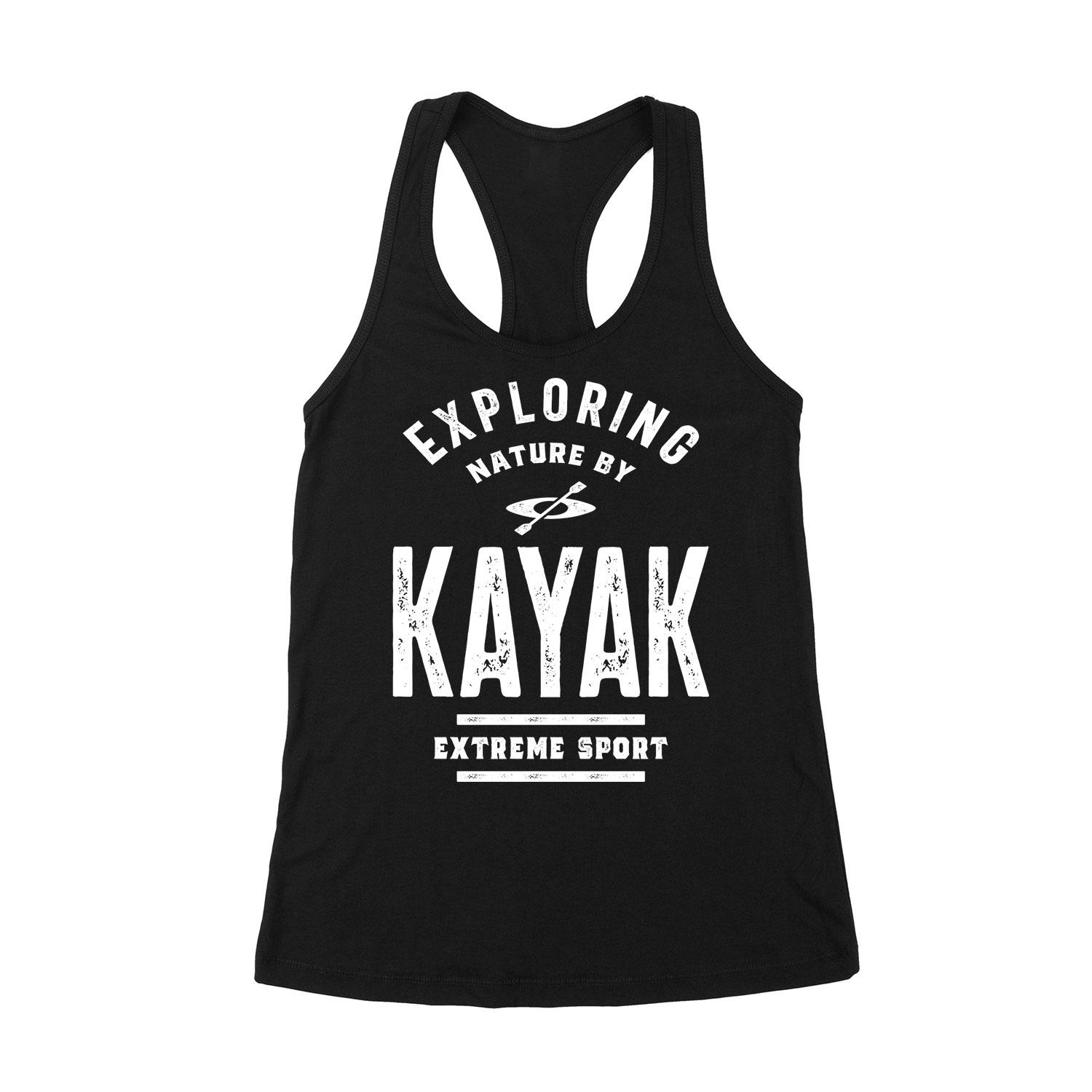 kajak kenu kayak Fekete Női Trikó
