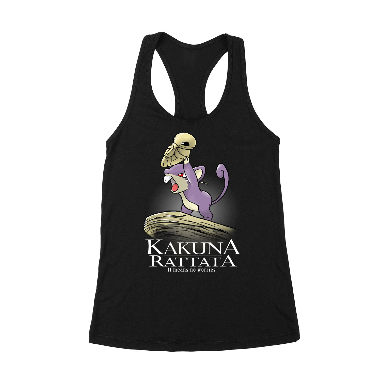kakuna rattata pokemon  Fekete Női Trikó