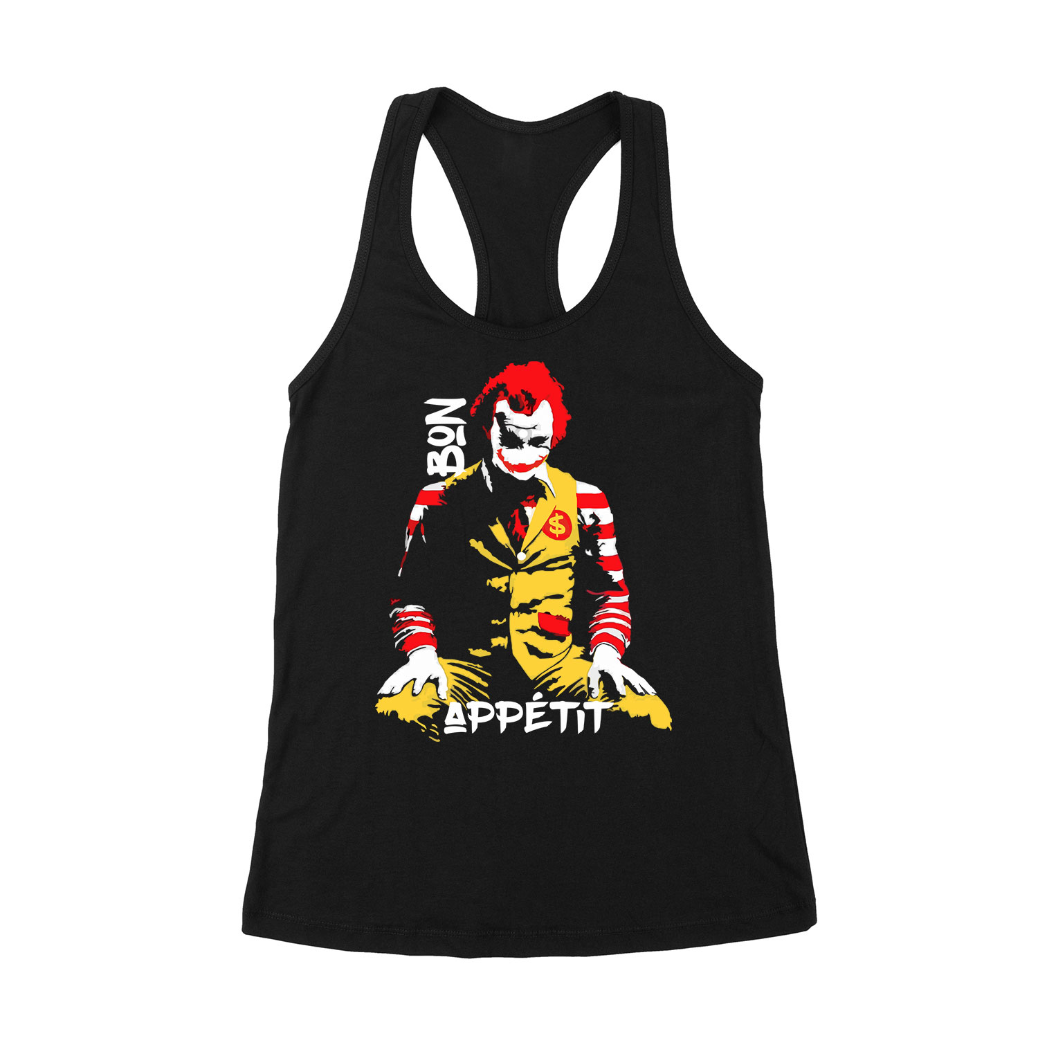 ronald mcdonald joker Fekete Női Trikó