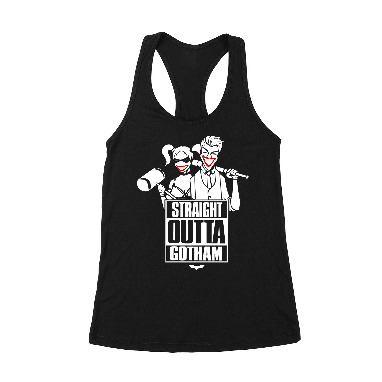 joker harley quinn gotham Fekete Női Trikó