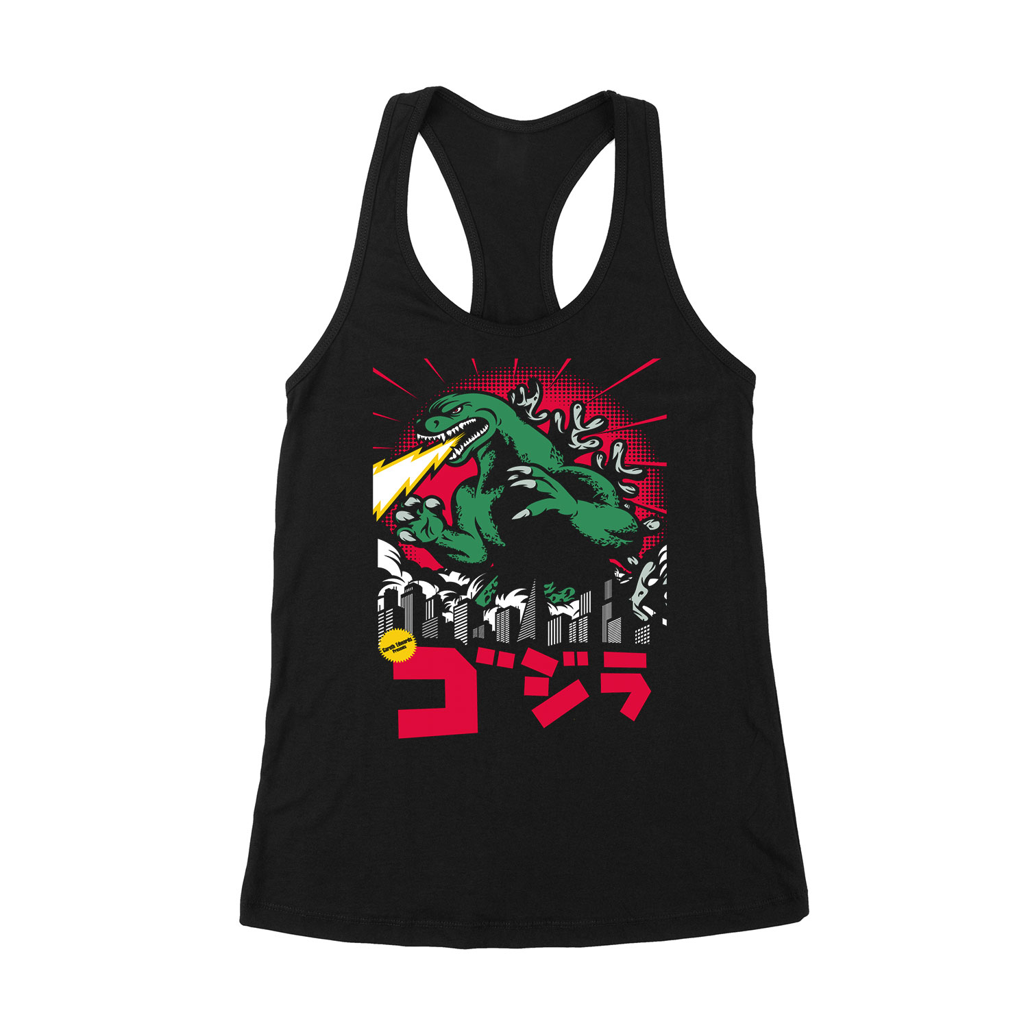 godzilla Fekete Női Trikó