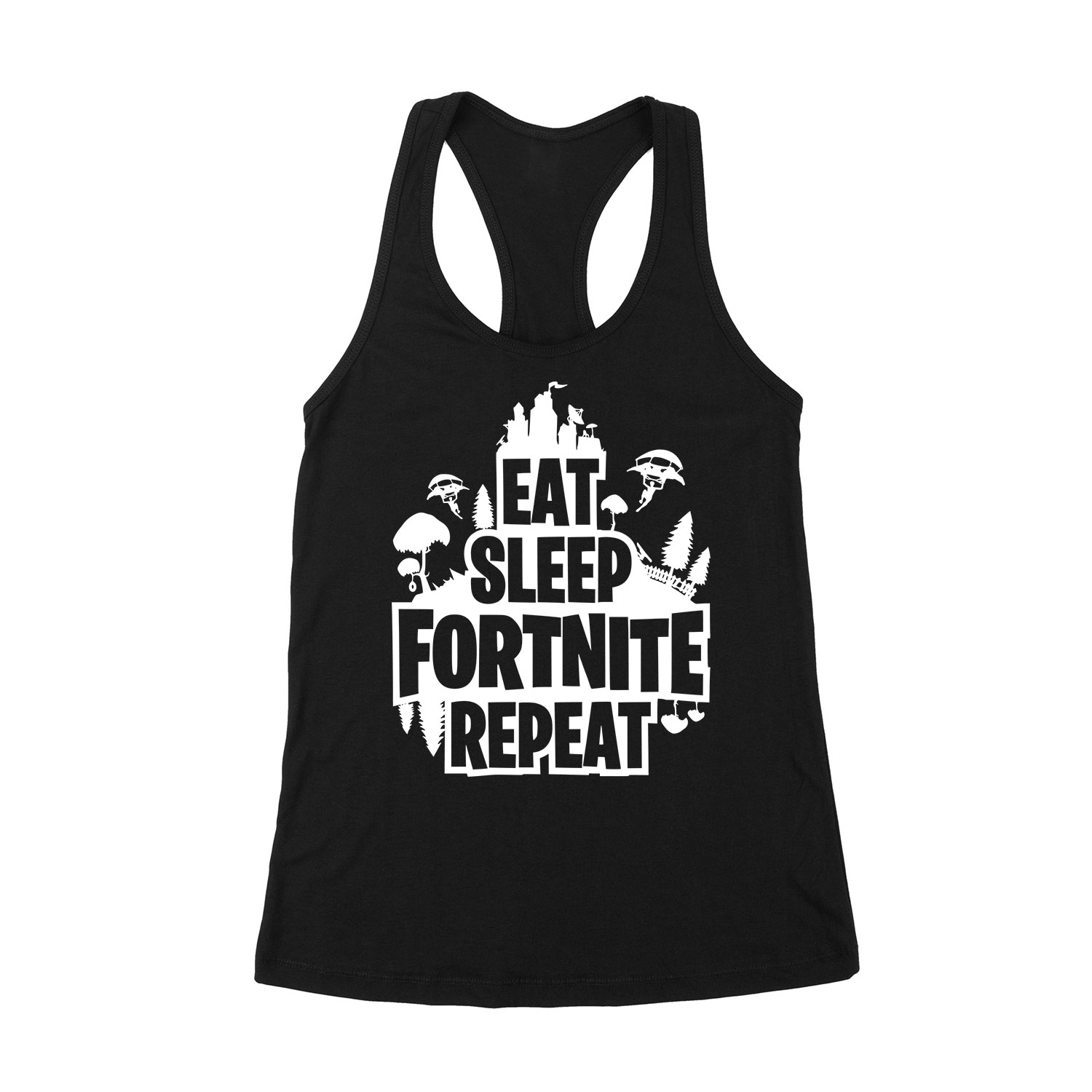 fortnite battle royale Fekete Női Trikó