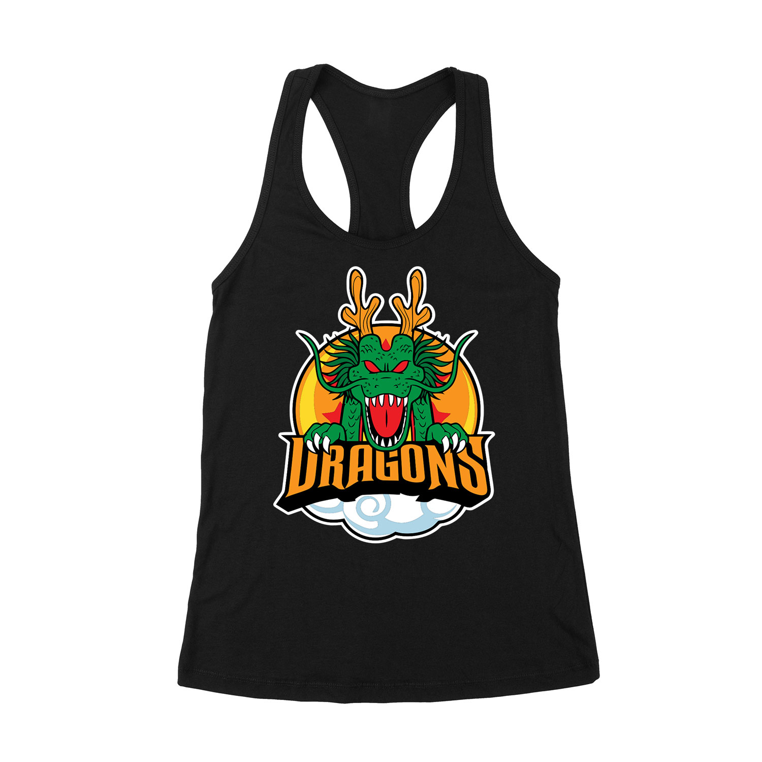 Dragons dragon ball shenlong Fekete Női Trikó