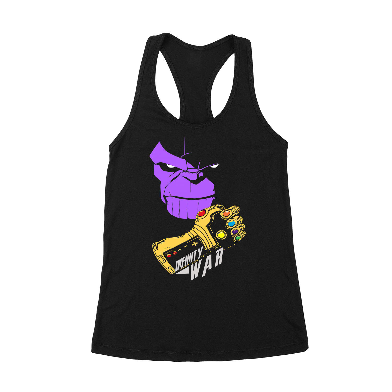thanos avengers bosszúállók Fekete Női Trikó