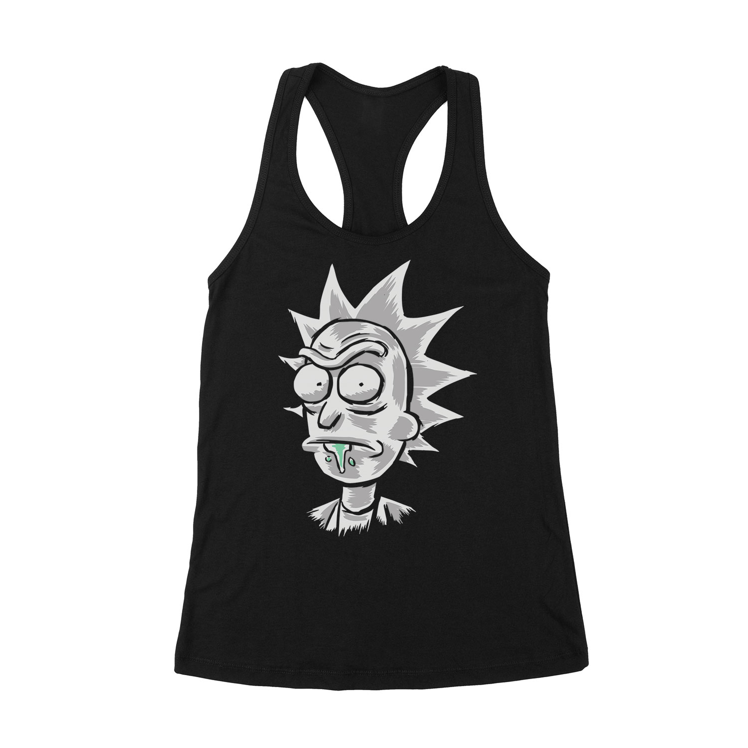 rick és morty Fekete Női Trikó