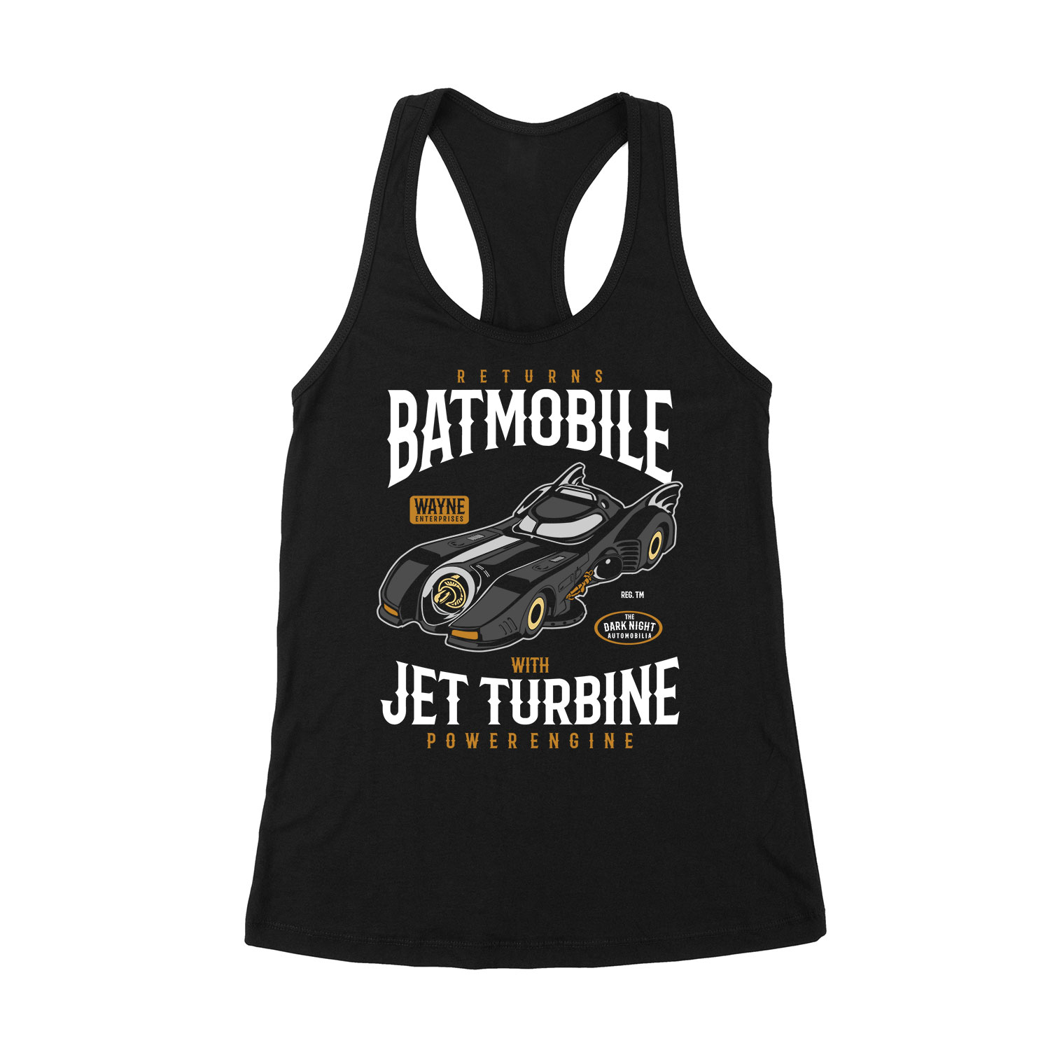 batmobile batman Fekete Női Trikó
