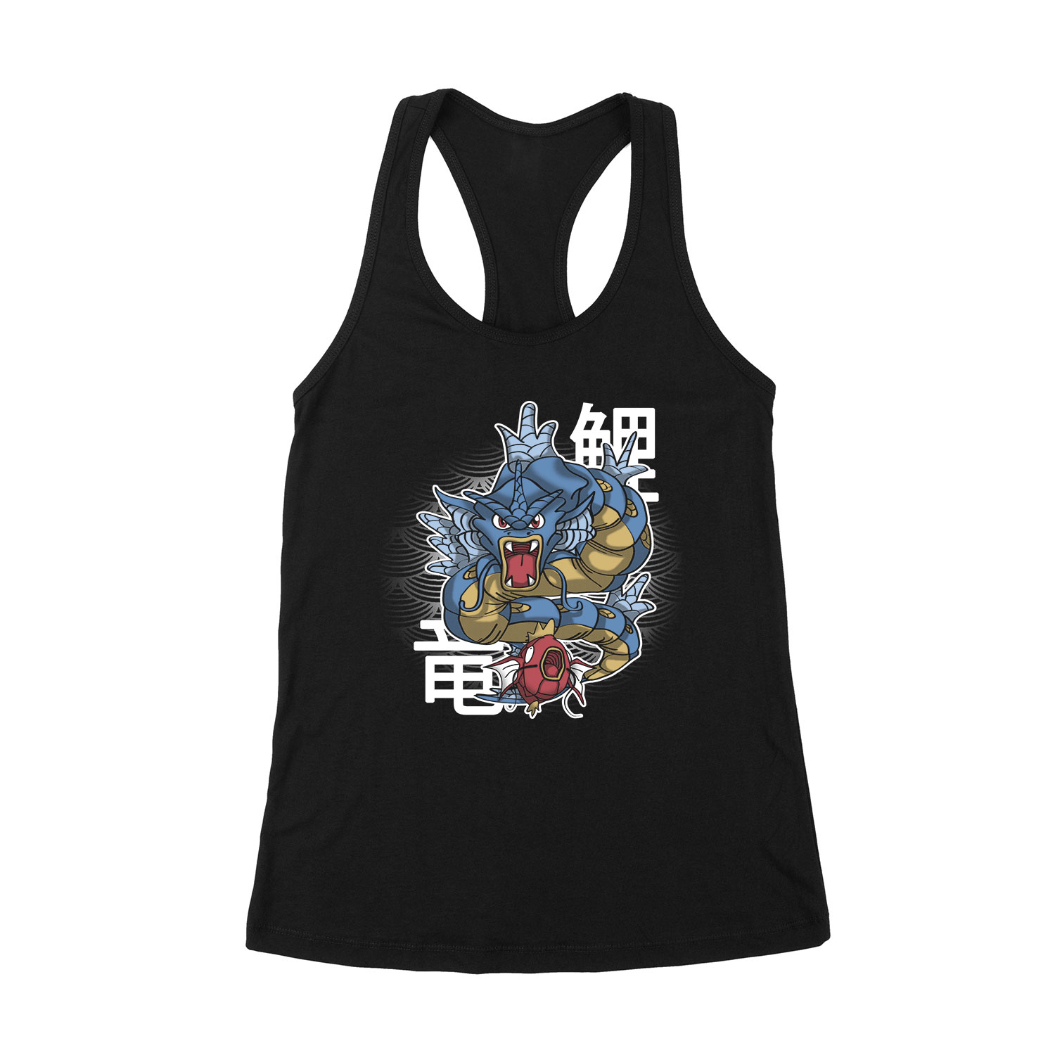 pokermon gyarados magicarp Fekete Női Trikó