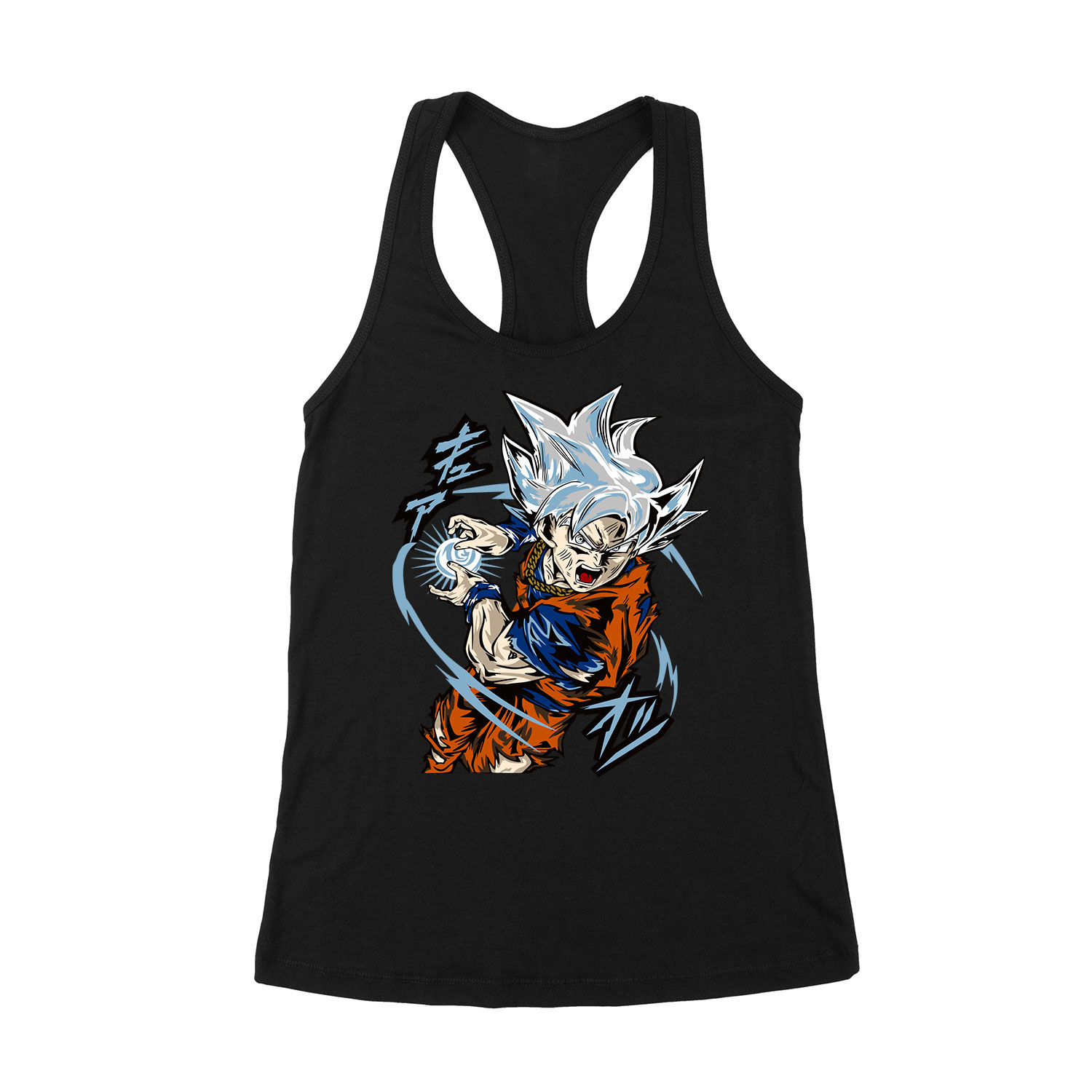 son goku dragon ball ultragoku Fekete Női Trikó