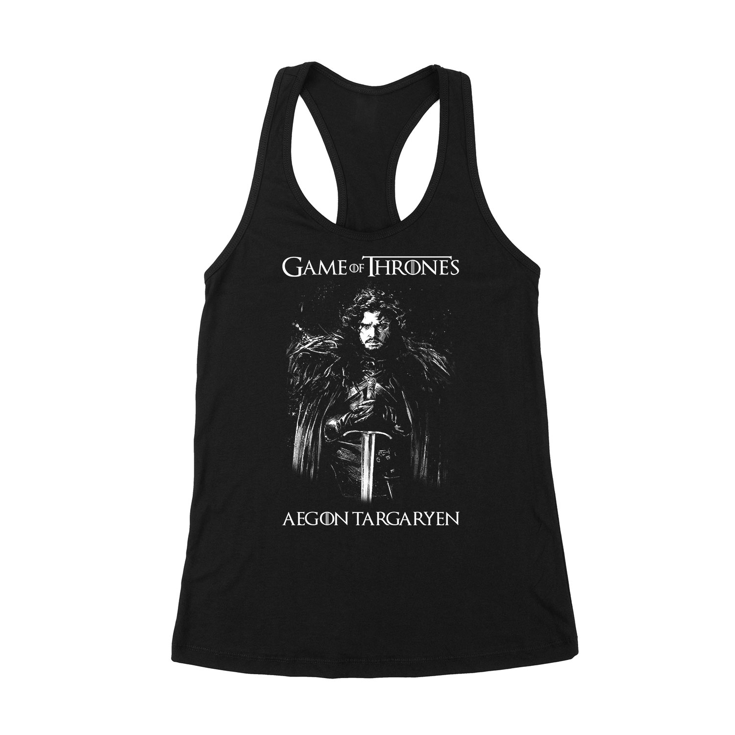 game of thrones trónok harca jon snow havas jon Fekete Női Trikó