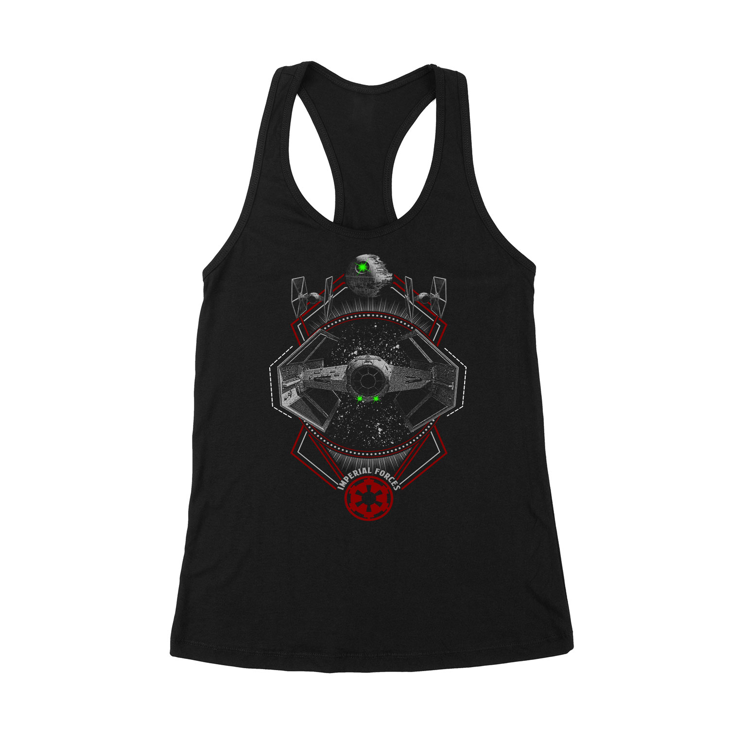 star wars tie fighter Fekete Női Trikó
