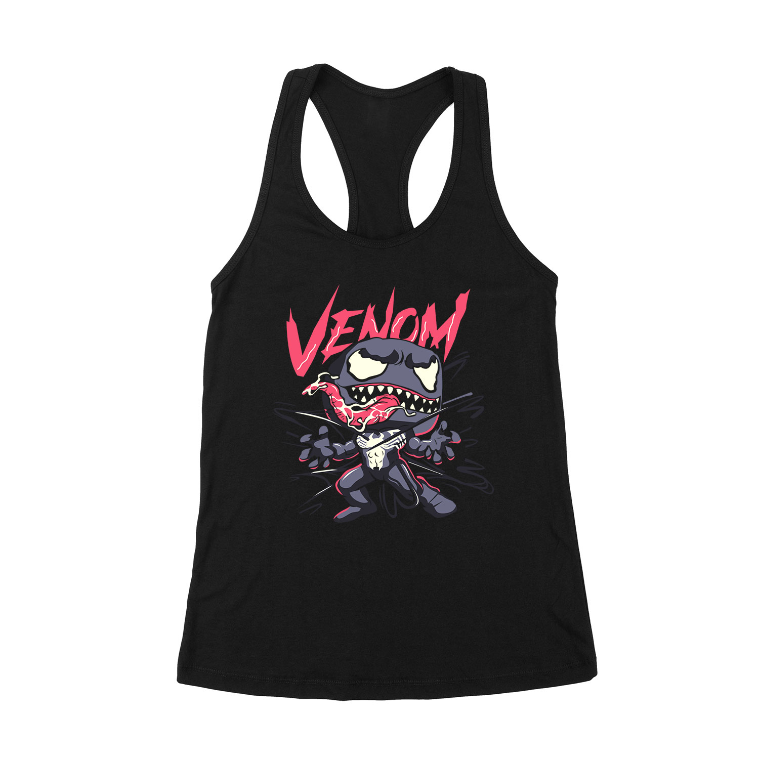 venom méreg Fekete Női Trikó