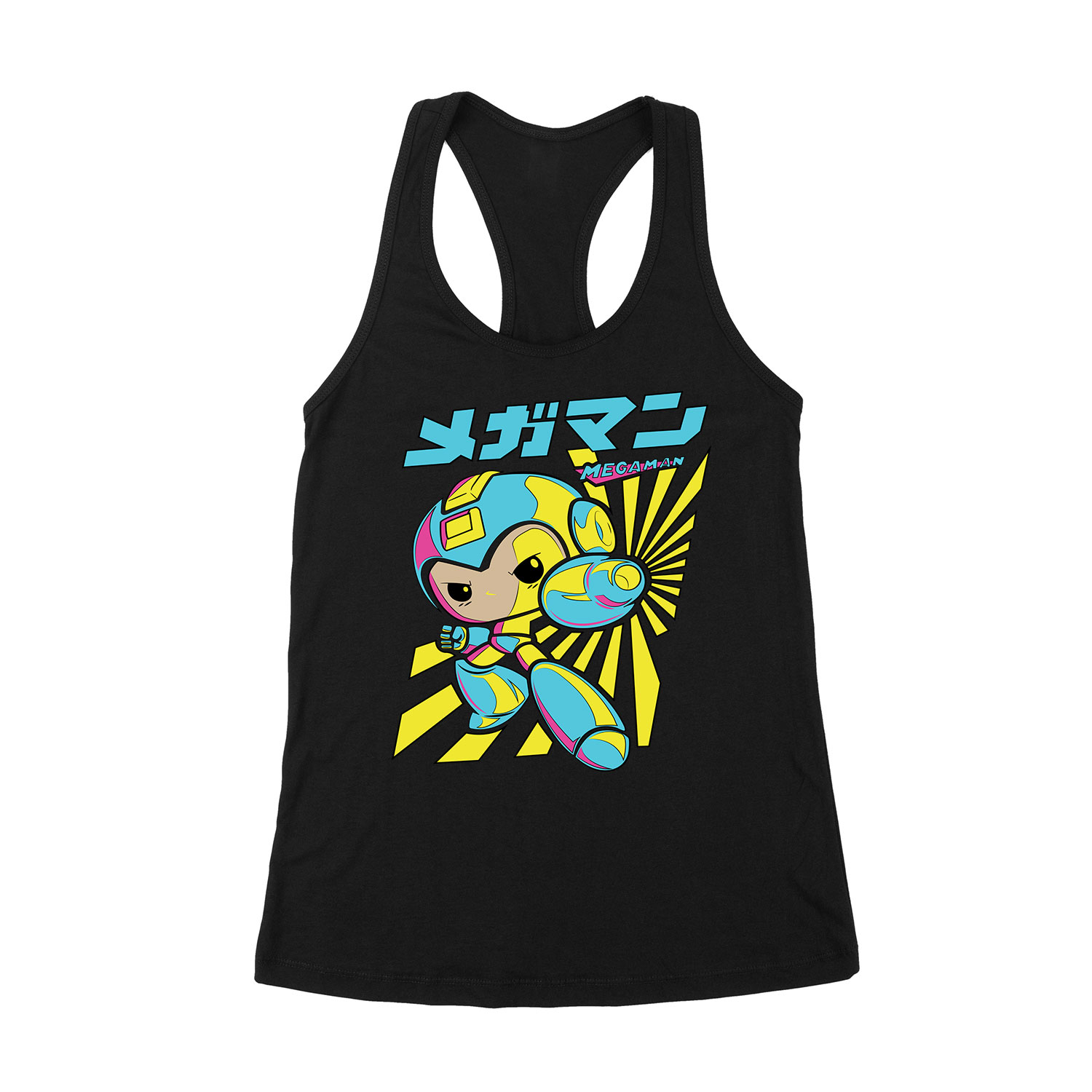 megaman Fekete Női Trikó