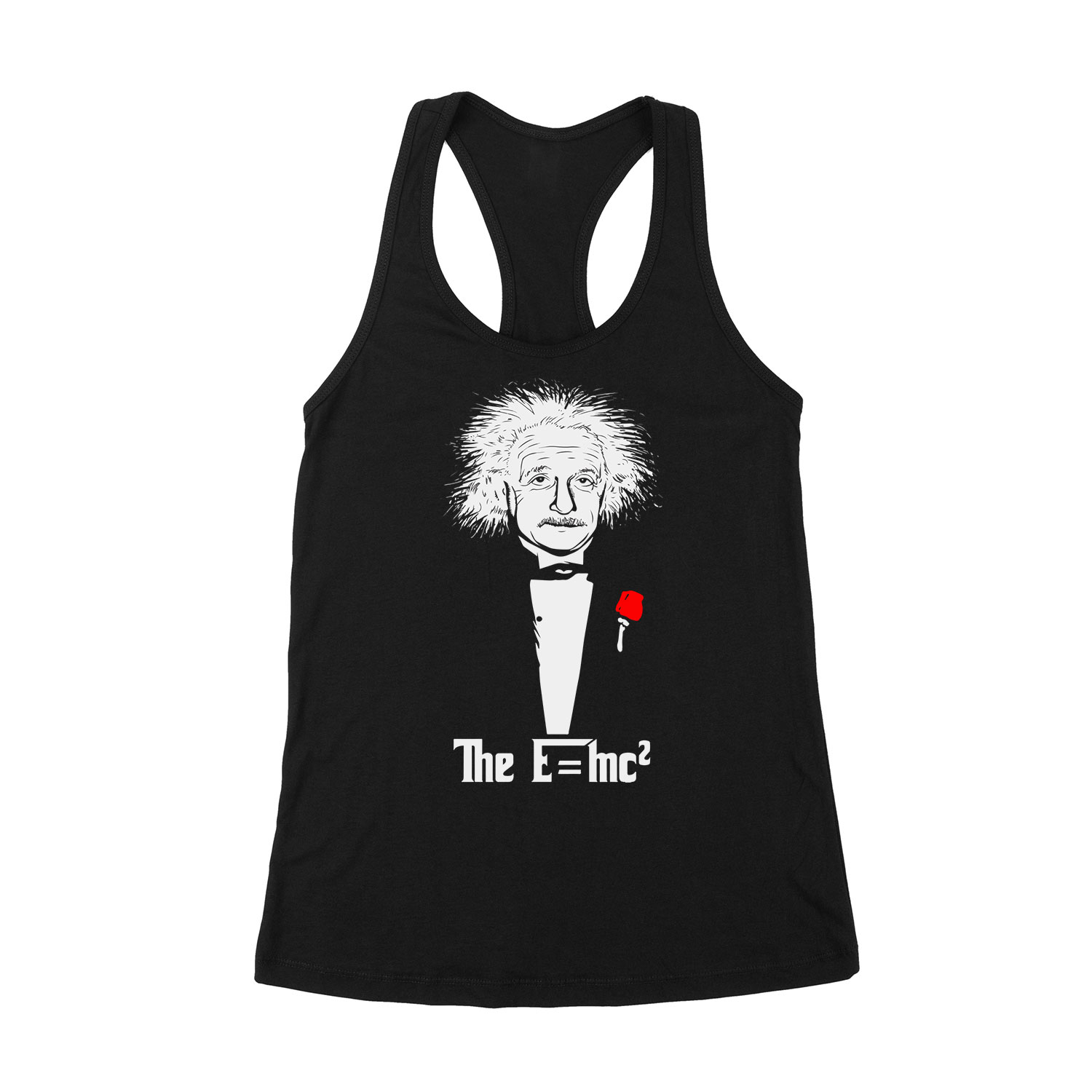 albert einstein Fekete Női Trikó