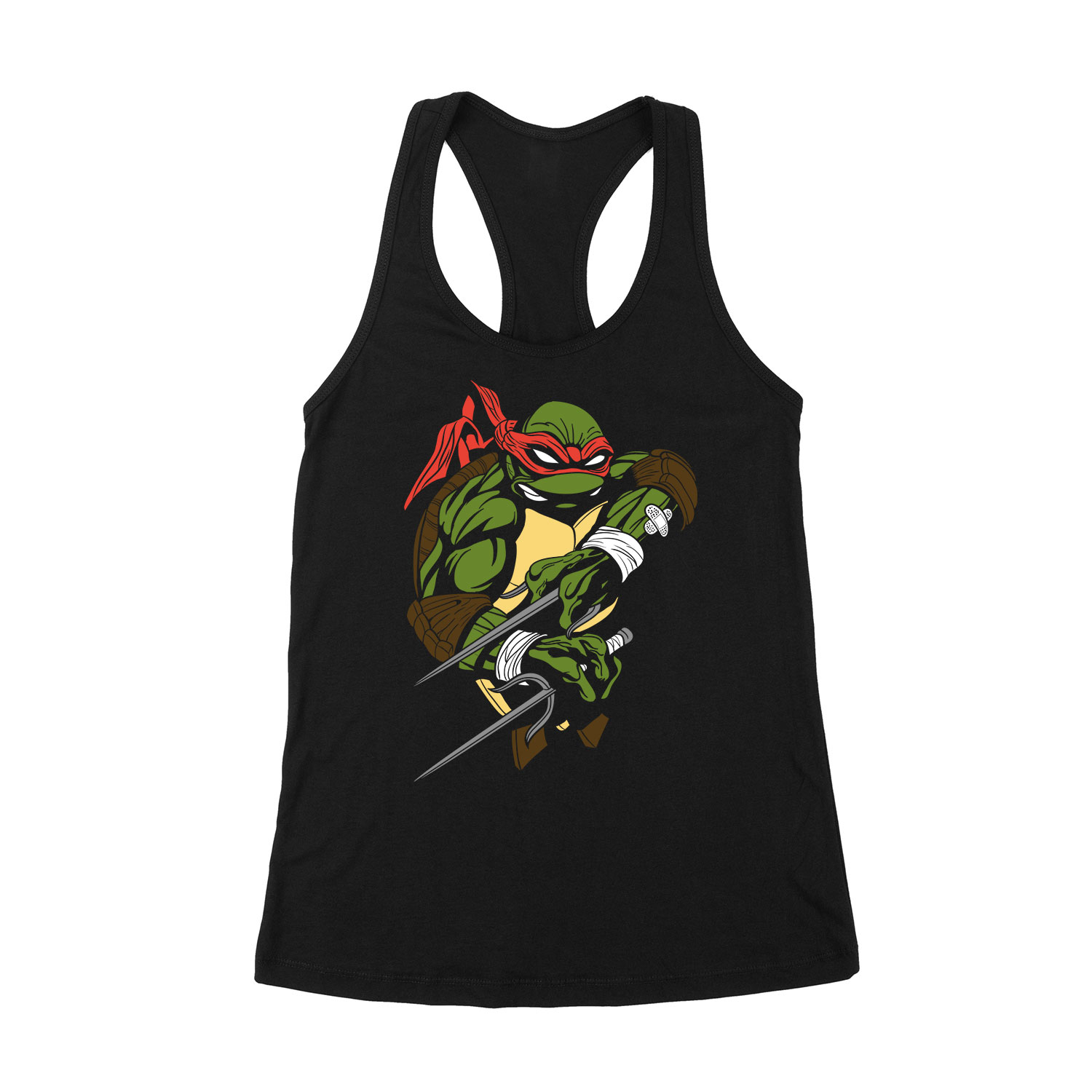 Raffaello tini ninja teknőcök tmnt Fekete Női Trikó