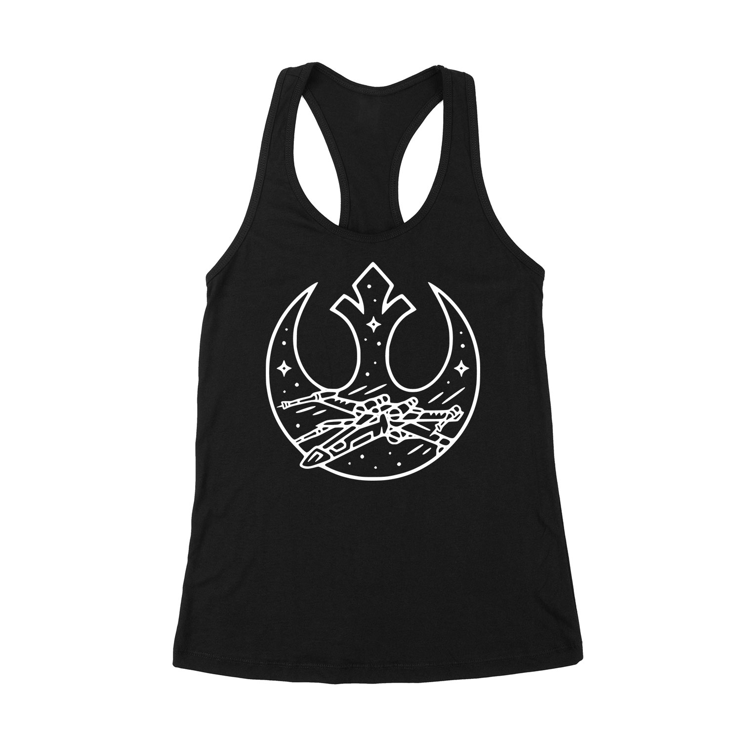 Star Wars X-szárnyú Fekete Női Trikó