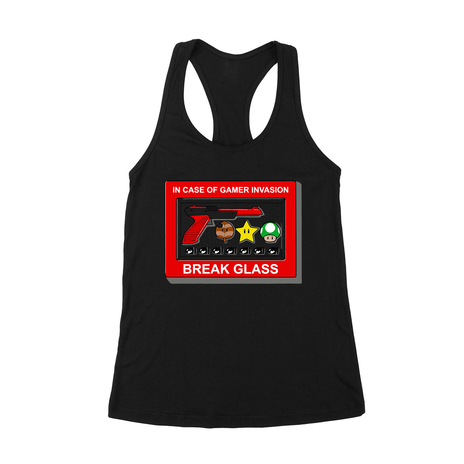 Super Mario Gamer Fekete Női Trikó