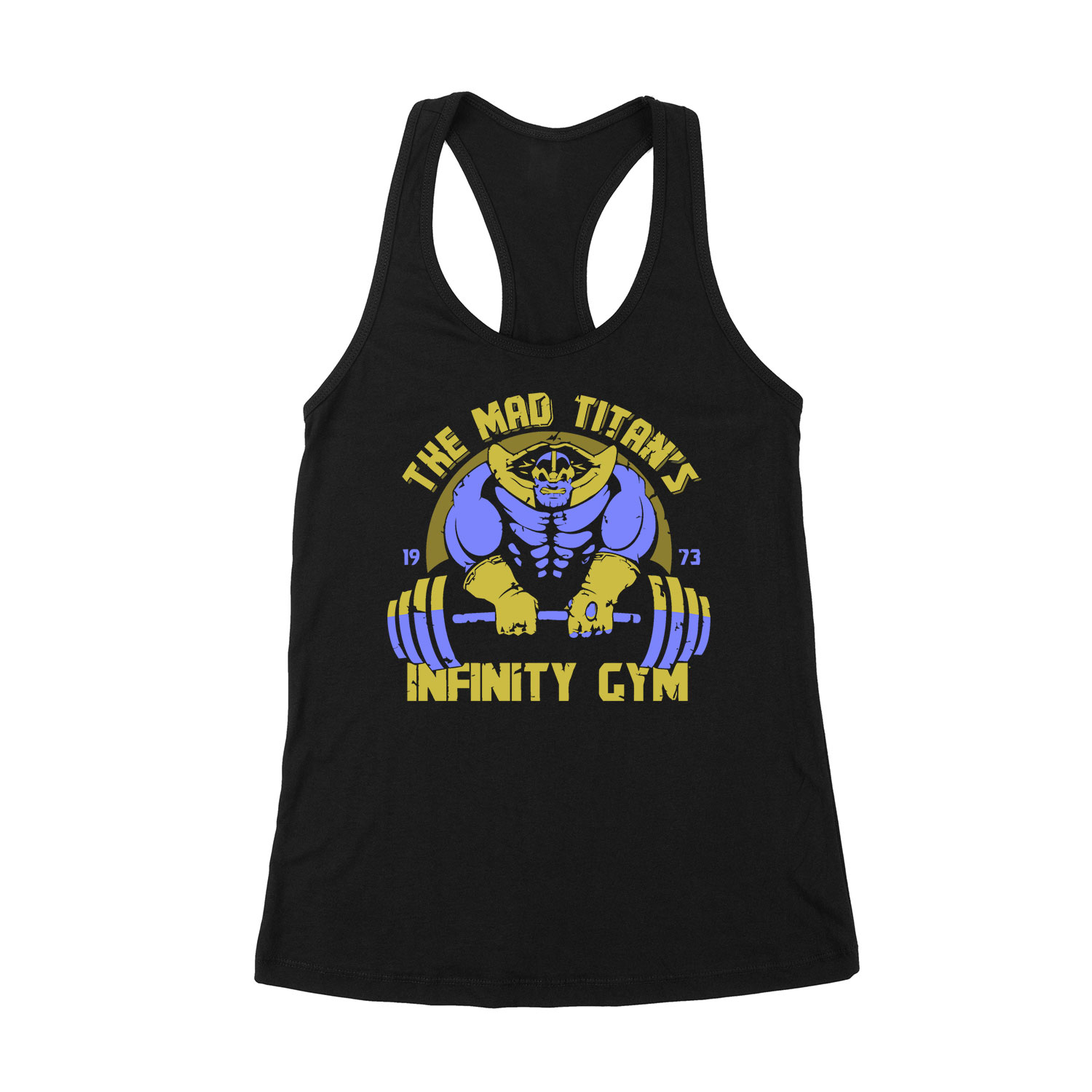 edzés kondi gym thanos Fekete Női Trikó