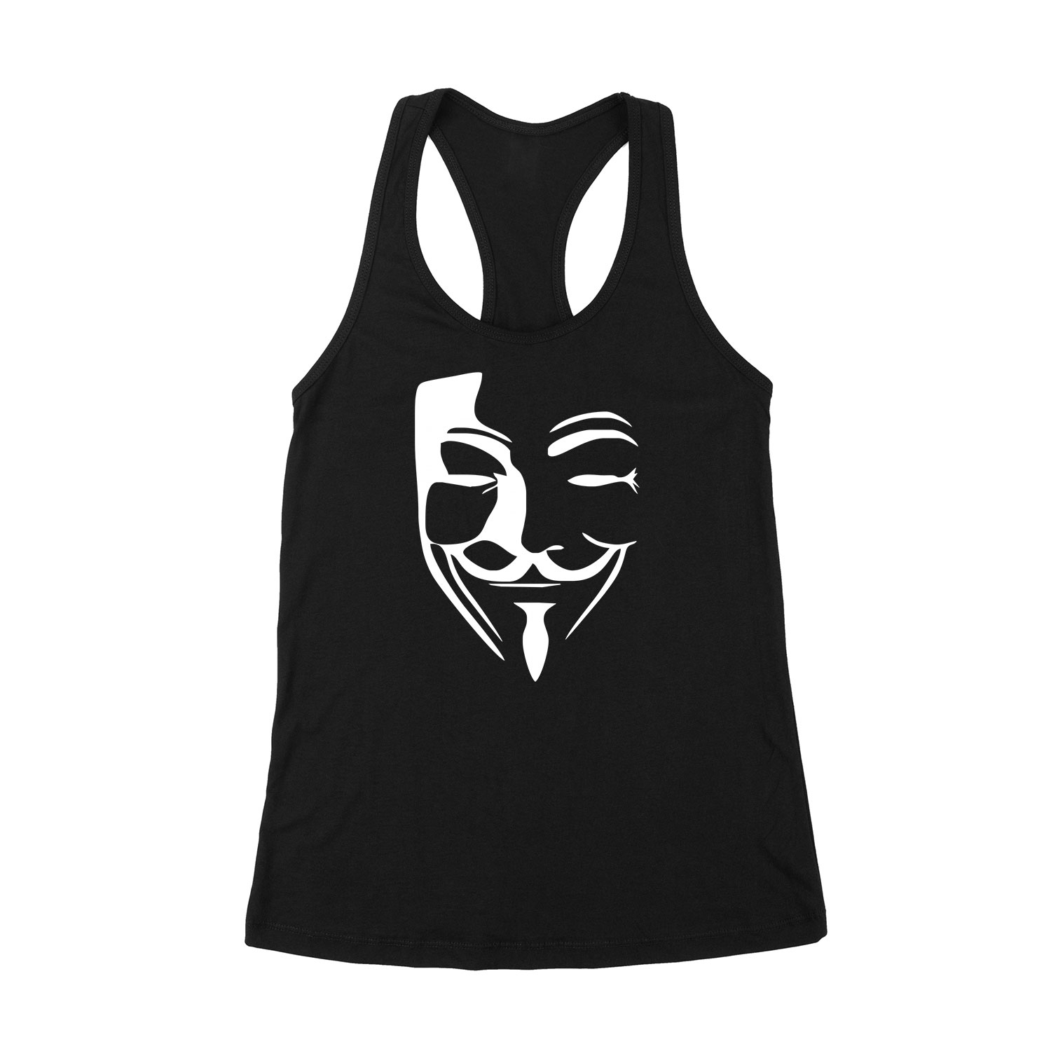anonymus vendetta Fekete Női Trikó
