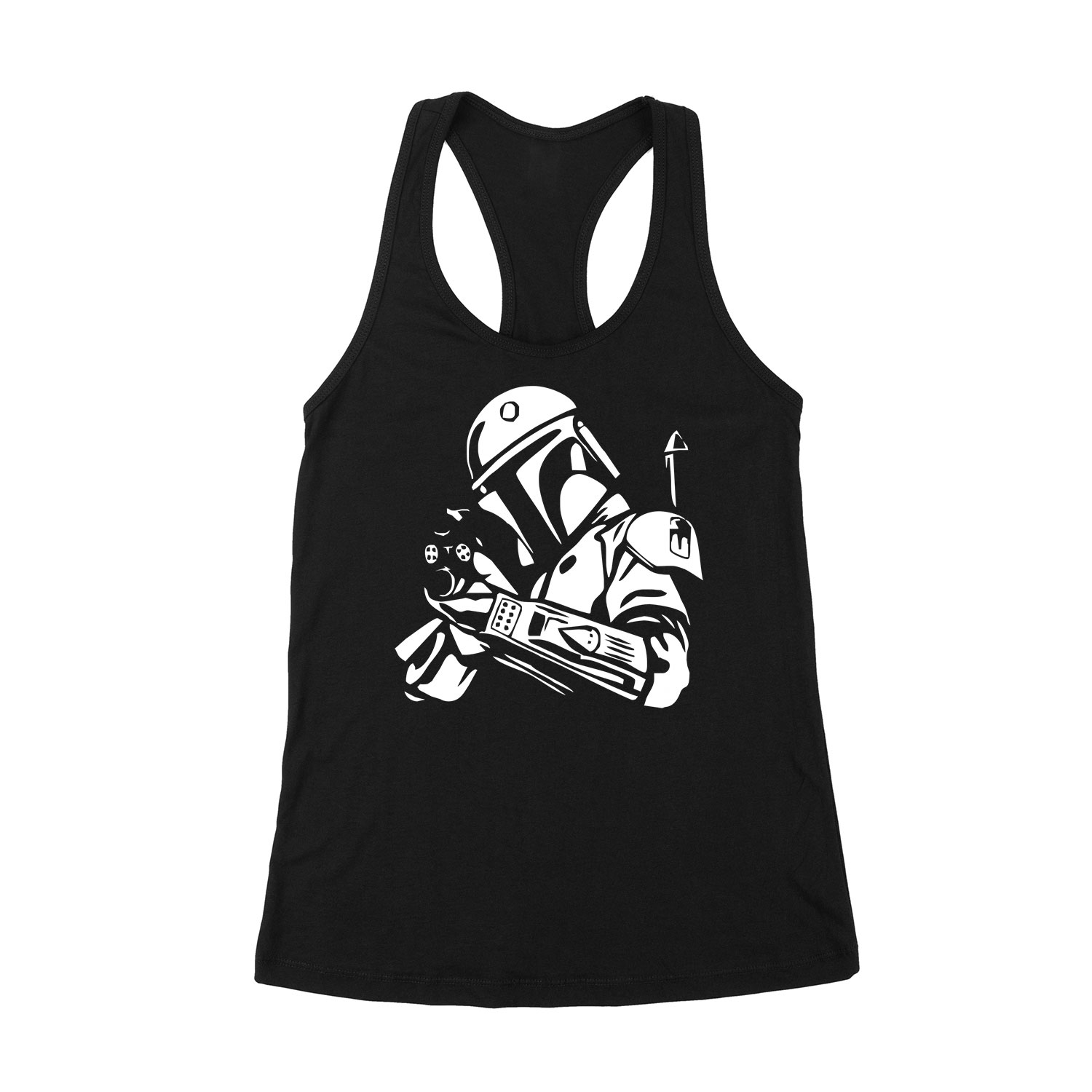 boba fett star wars Fekete Női Trikó