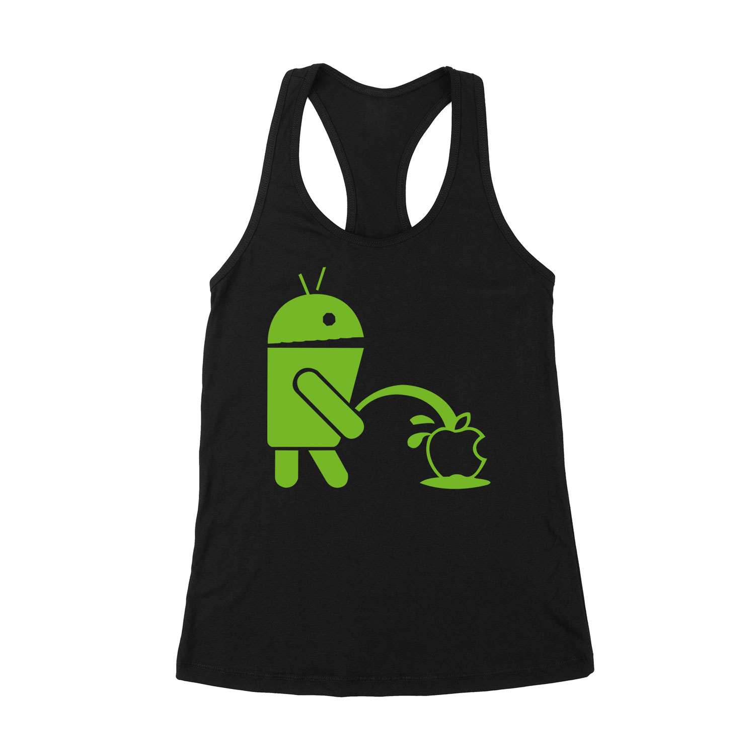 android humor Fekete Női Trikó