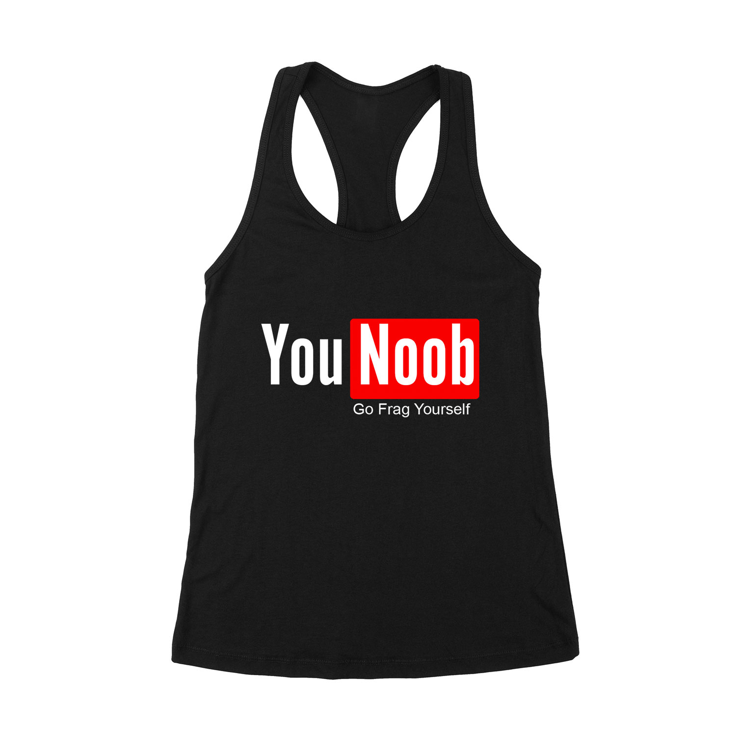 you noob youtube Fekete Női Trikó