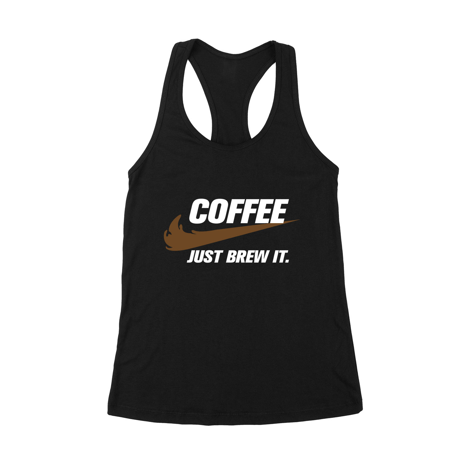 kávé coffee  Fekete Női Trikó