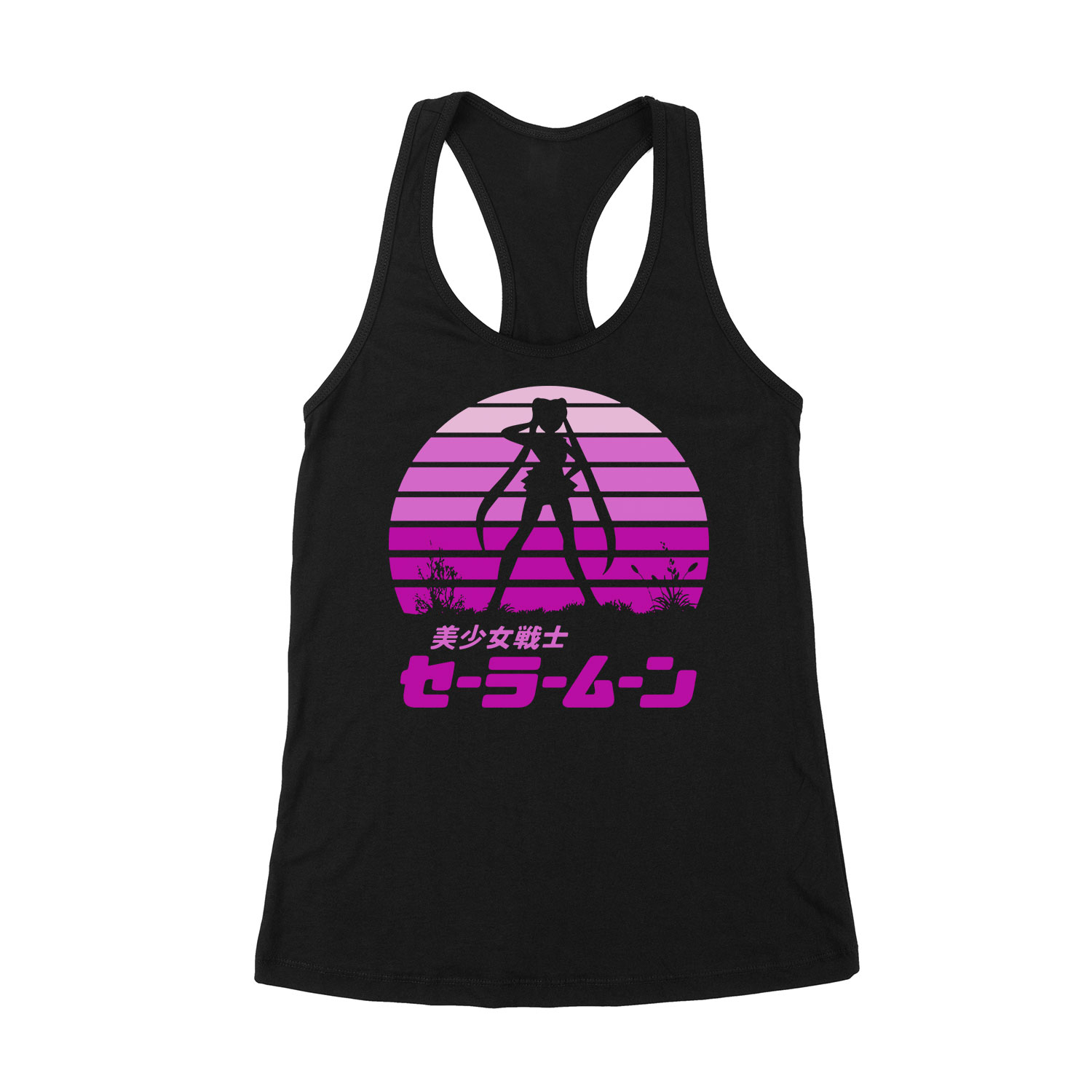 Sailor Moon Fekete Női Trikó